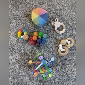 Montessori wooden baby toys